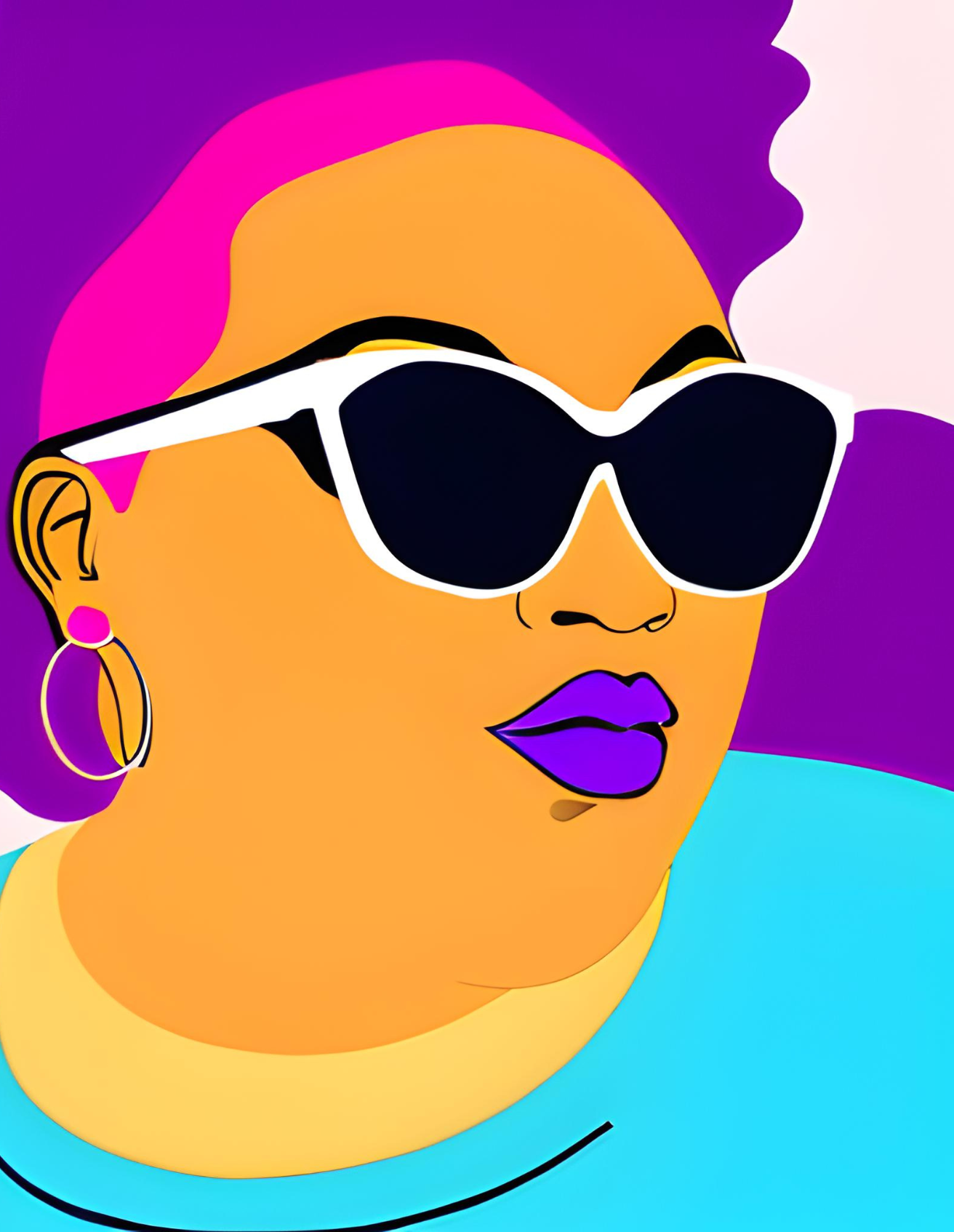 Portait illustré de Célia Bonalair 